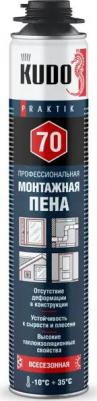 Пена монтажная профессиональная Praktik 70 всесезонная 1 л