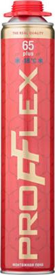 Пена монтажная, профессиональная, 65, 850 мл, Red Plus, зимняя