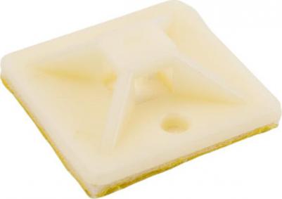 Площадка самокл. 25х25 под хомуты бел. (уп.100шт) UHP30-25-100 – фото 2