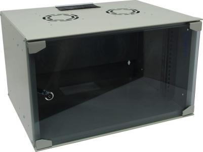 AT5406G/TC5402-06G Шкаф телекоммуникационный 6U / 520*400 / WALL / GREY – фото 1