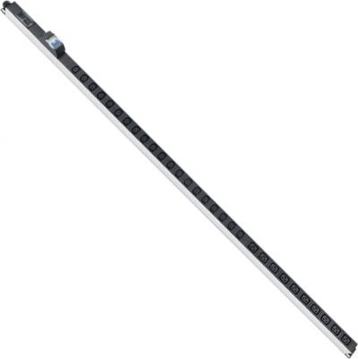 Блок розеток 19, 10 розеток PDU-32-10C19-20C13-B-T для шкафов, вертикальный, 10 розеток IEC 320 C19, 20 розеток IEC 320 C13, 32А, автомат защит