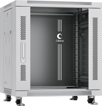 Напольный монтажный телекоммуникационный шкаф для оборудования 12U SH-05C-12U60/80