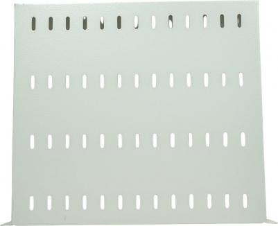 Полка перфорированная консольная 2U МС-40 глубина 400 мм серый – фото 1