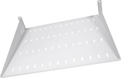 Полка перфорированная консольная 2U МС-40 глубина 400 мм серый – фото 6