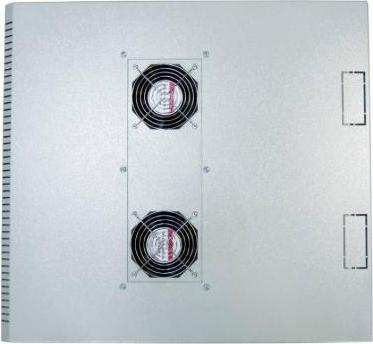 Шкаф настенный 9U ШРН-М-9.650 600x650 разборный серый – фото 7