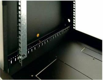 Шкаф настенный разборный 9U ШРН-Э-9.350 600х350mm дверь стекло – фото 4