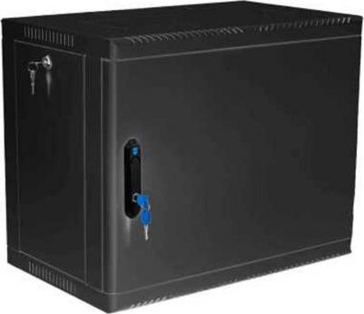 Шкаф телекоммуникационный настенный сварной 9U съёмные стенки, дверь металл, чёрный [ШРН-9.650.1-9005]