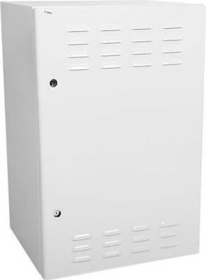 Шкаф уличный всепогодный настенный 18U 600x530 мм, перфорация/металл, светло-серый, в сборе, ШТВ-Н ШТВ-Н-18.6.5-4ААА – фото 2