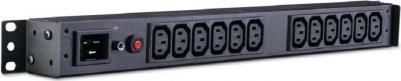 PDU20BHVIEC12R блок распределения питания 1U Черный 12 розетка(и)