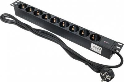 Блок розеток PDU применяется для организации распределения электропитания в телекоммуникационных шкафах и стойках; для контроля и учета значений 4690216410111 – фото 1