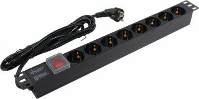 Блок розеток ServerPro PDU-19H805 Al-8S-EU3CU-SW 280844 4895205151499 – фото 1
