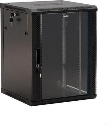 Серверный шкаф TWB-0666-GP-RAL9004, глубина 60 см, черный – фото 3