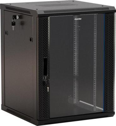 Серверный шкаф TWB-0666-GP-RAL9004, глубина 60 см, черный