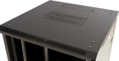 Серверный шкаф TWB-0666-GP-RAL9004, глубина 60 см, черный – фото 7