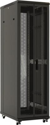 Шкаф серверный TTB-4781-DD-RAL9004 напольный, перфорированная стальная дверь передняя дверь, 47U, 800x2277x1000 мм