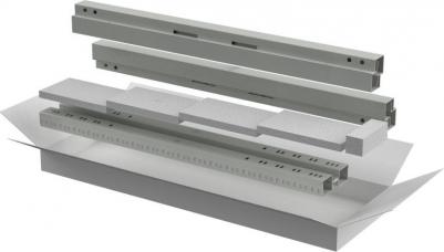 LINEA N Комплект стоек и профилей для шкафа 33U серый, цена за 1 шт