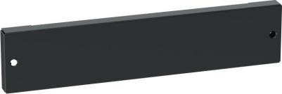 LINEA S Панель сплошная цоколя 100х800мм черная, цена за 1 шт