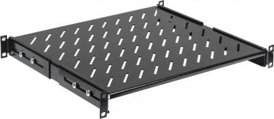 Полка стационарная L=400мм черная, цена за 1 шт