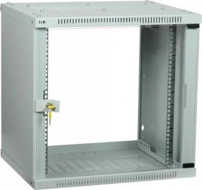 Шкаф коммутационный LWE3-06U64-GF настенный, стеклянная передняя дверь, 6U, 600x320x450 мм – фото 1