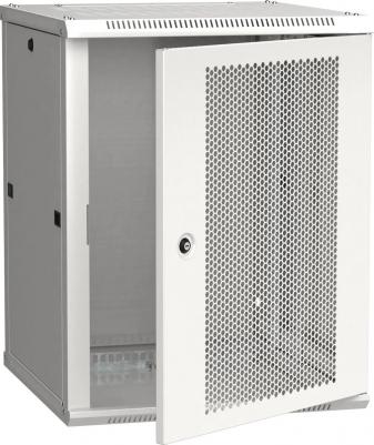Шкаф LINEA W 12U 600x600 мм дверь перфорированная, RAL7035