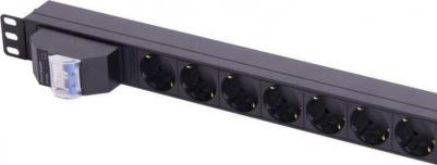 Блок электрических розеток TLK-RSC09-MF-01-BK – фото 1