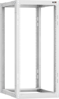 Монтажная стойка двухрамная раздвижная 19", 24U, Ш550xВ1195xГ мм, шаг регулировки глубины 50мм, в разобранном виде, серый – фото 2