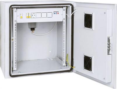 Настенный двухсекционный шкаф TWM-066060-M-GY