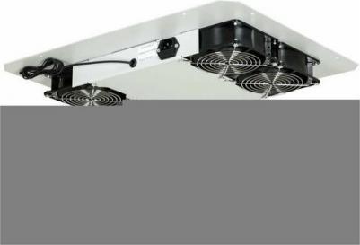 Вентиляторный модуль, 4 вентилятора с терморегулятором, без шнура питания, серый – фото 2