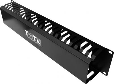 Кабельный органайзер 19" с крышкой, на 24 порта, 1U TWT-ORG/CV24-1U