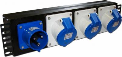 Однофазный блок розеток TWT-PDU-32AI9-1P