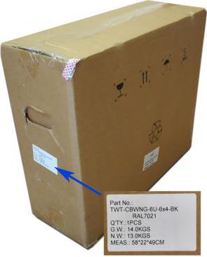 Шкаф настенный 6U Lanmaster TWT-CBWNG-6U-6X4-BK 550x450mm черный 60кг – фото 3