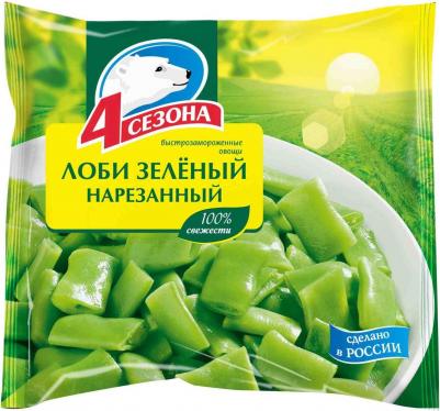 Лоби зеленый нарезанный, 400 г – фото 8