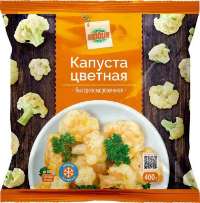 Капуста цветная быстрозамороженная 400 г