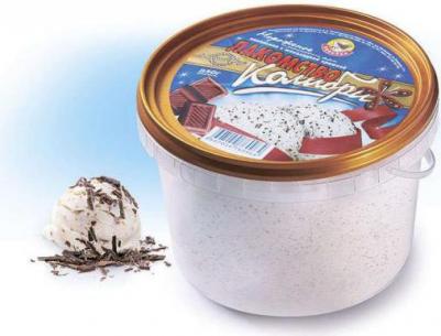 Мороженое Лакомство ванильное с шоколадной крошкой в ведре, 850 г – фото 3