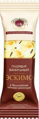 Мороженое пломбир А. ванильный в темном шоколаде 65 г