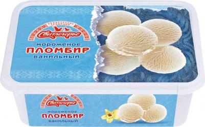 Мороженое пломбир с ароматом ванили 15% 500г