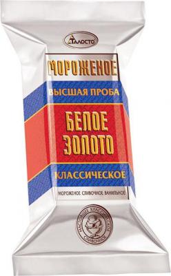 Мороженое Белое золото сливочное, ванильное, 200 г – фото 1