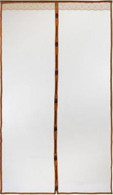 Москитная сетка на дверь Капутомоскито Птички, на магнитах, 1,2 x 2,1 м, коричневая