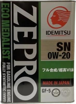 Zepro Eco Medalist 0W-20 4 л – фото 7