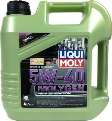 Molygen New Generation 5W-40 4 л – фото 13