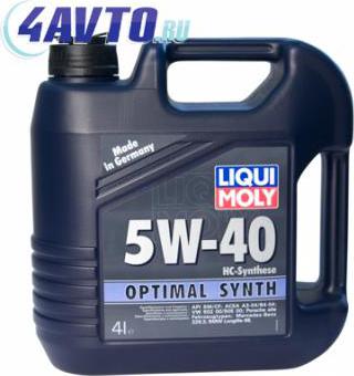 Optimal Synth 5W-40 4 л – фото 6