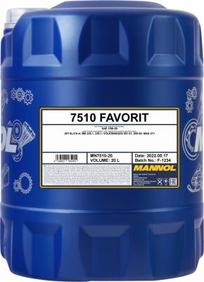 Favorit 15W-50 20 л