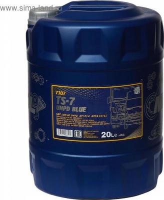 TS-7 UHPD Blue 10W-40 20 л – фото 1