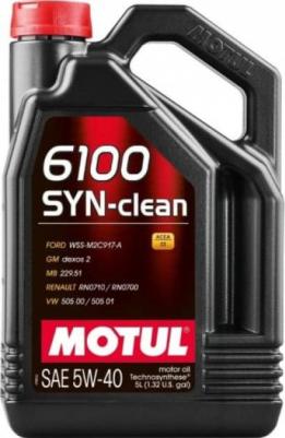 6100 SYN-CLEAN 5W-40 5 л – фото 3