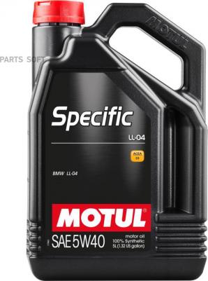 Specific LL-04 5W-40 5 л – фото 2