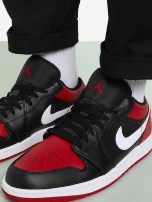 Кеды мужские AIR JORDAN 1 LOW черные 11 US – фото 7