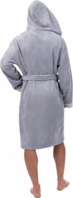 Халат мужской austero серый р.52 – фото 1