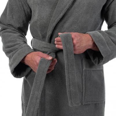 Халат мужской compassato серый р.56 – фото 7