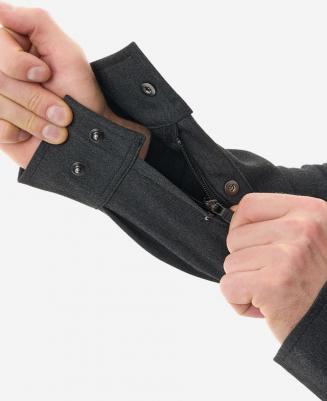 Моторубашка мужская Streetfighter с защитой, Серый – фото 4