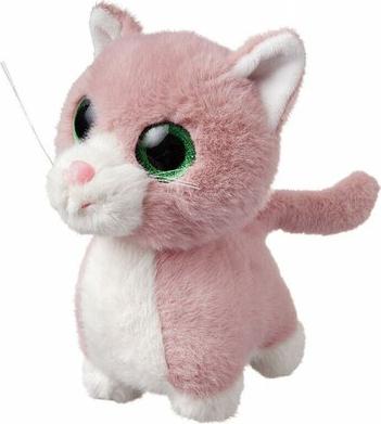 Мягкая игрушка "Глазастики. Кошечка" розовая", 18 см – фото 1